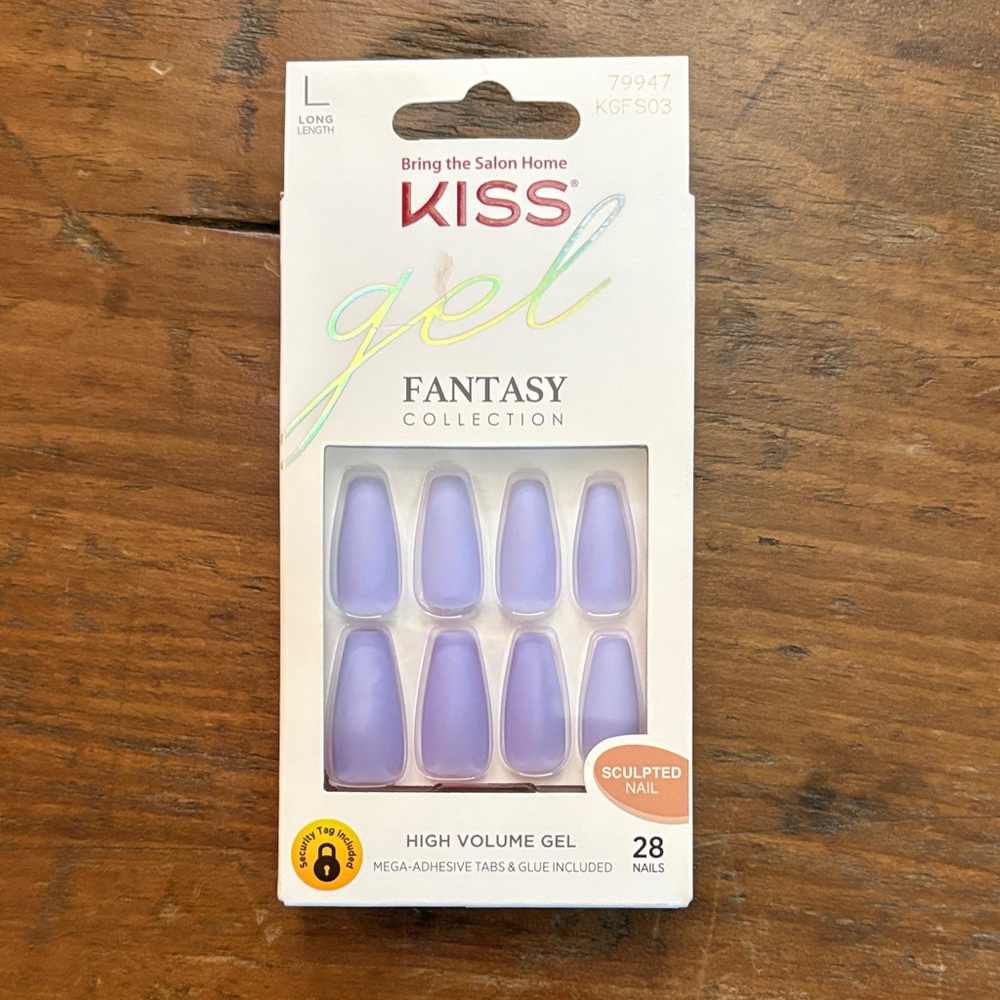 KISS Gel Fantasy Collection - Lavender Sculpted Nails